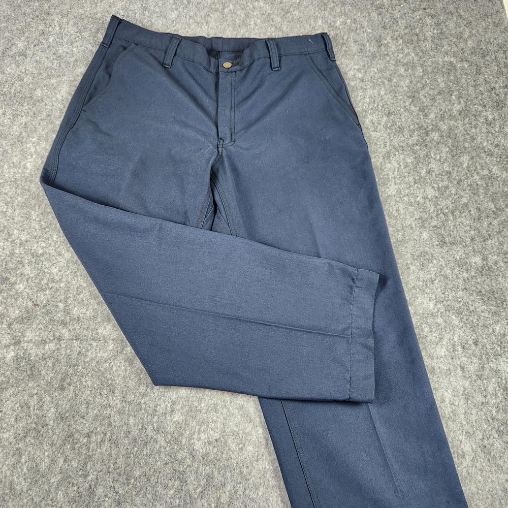Workrite FR Pants Men 36 Navy Blue Nomex IIIA Aramid Flame Resistant Workwear